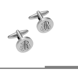 Gemelos acero de boda para camisas - Imagen 1