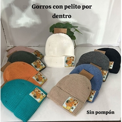 Gorro con pelito interior - Imagen 1