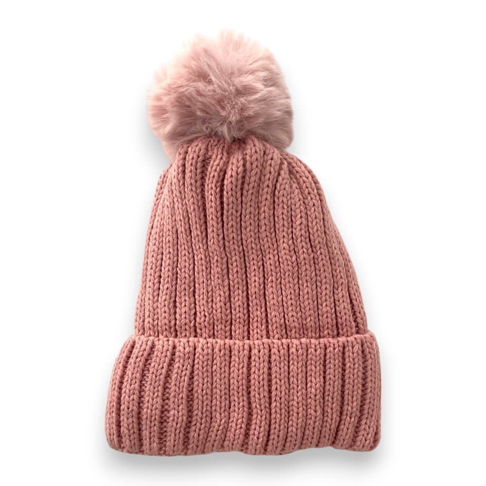 Gorro de punto con vuelta - Imagen 1