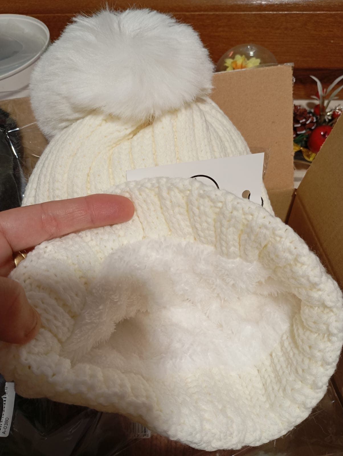 Gorro de punto con vuelta - Imagen 6