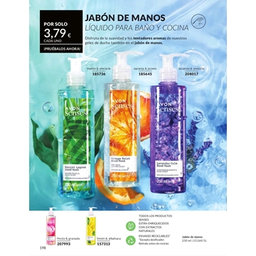 Jabón de manos Twist senses Avon - Imagen 1