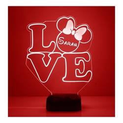 Lámpara  personalizada San valentin - Imagen 1