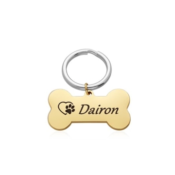 Langreo hueso mascota acero - Imagen 1