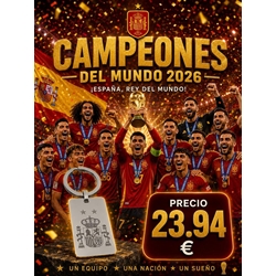 Llavero acero escudo España - Imagen 2