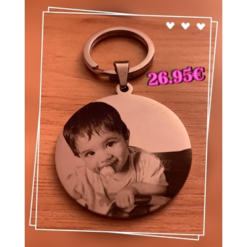 Llavero con Fotograbado ideal para regalo - Imagen 1
