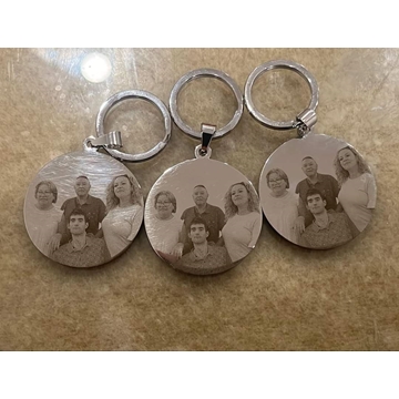 Llavero con fotograbado personalizado - Imagen 1