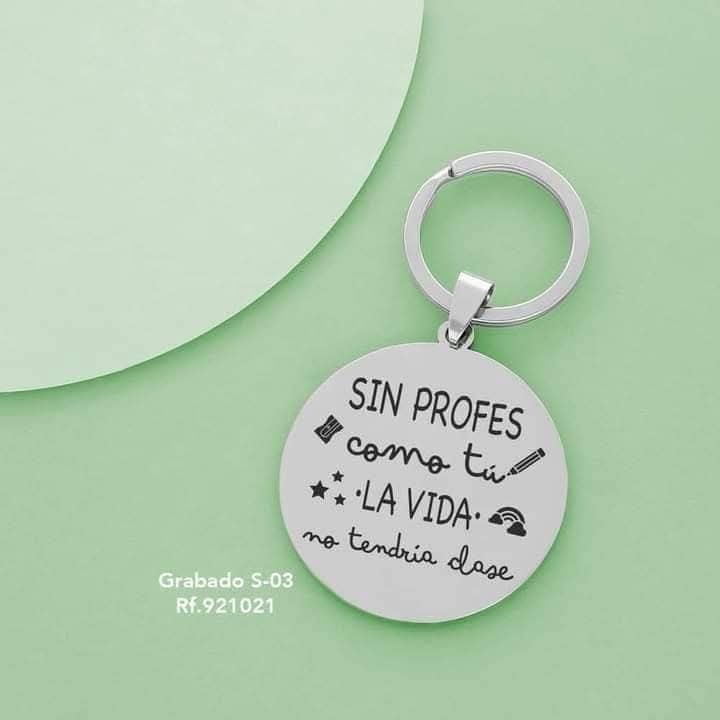 Llavero personalizado profes - Imagen 1