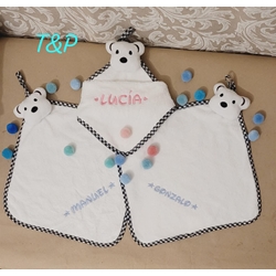 Manta Dudú de bebé  con nombre personalizado - Imagen 1