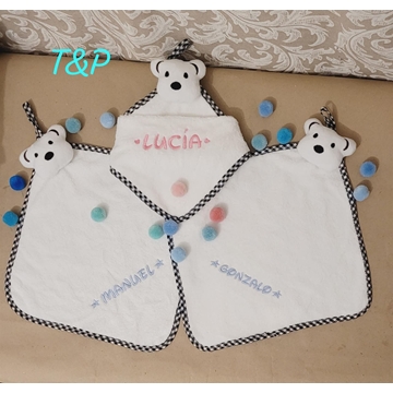 Manta Dudú de bebé  con nombre personalizado - Imagen 1