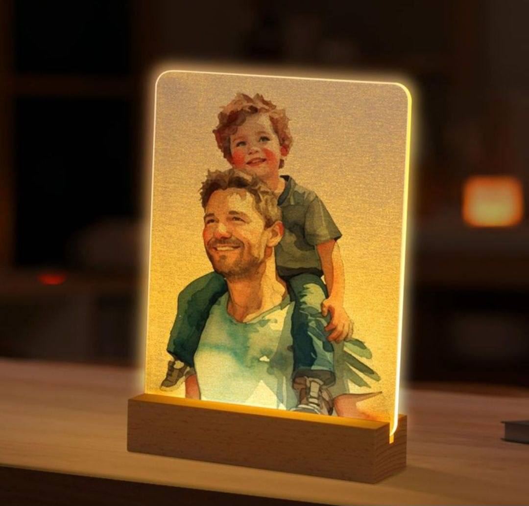 Marco de fotos cristal personalizado - Imagen 1