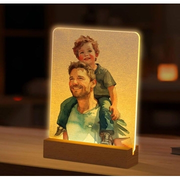 Marco de fotos cristal personalizado - Imagen 1