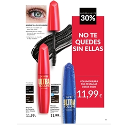 Máscara de pestañas Ultra Volume Waterproof Blackest Black - Imagen 1