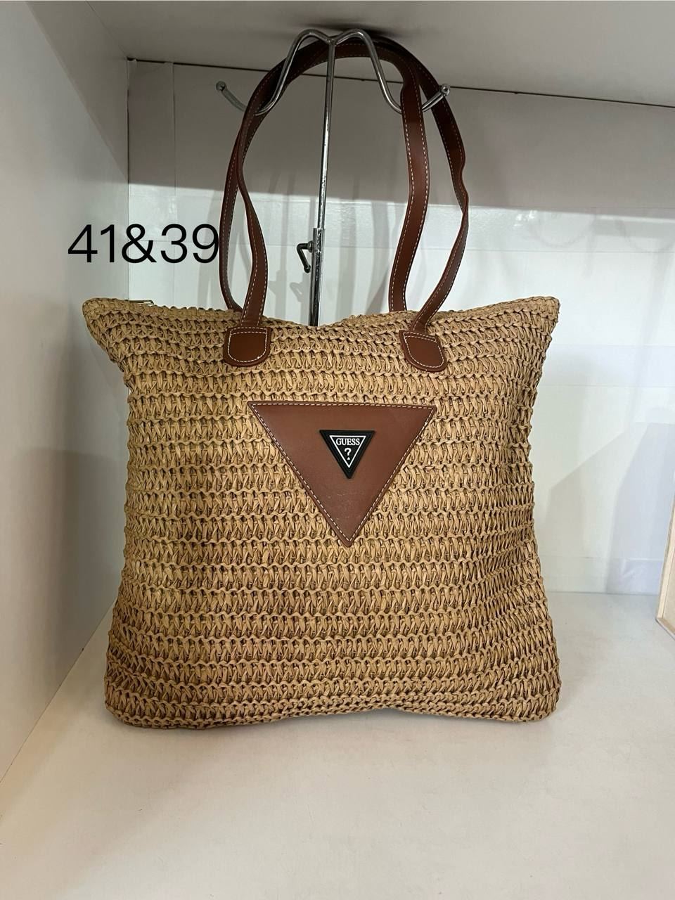 Maxi Bolso de paja Guess - Imagen 1
