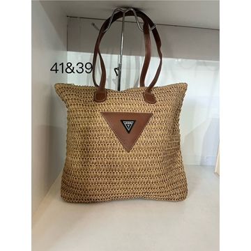 Maxi Bolso de paja Guess - Imagen 1