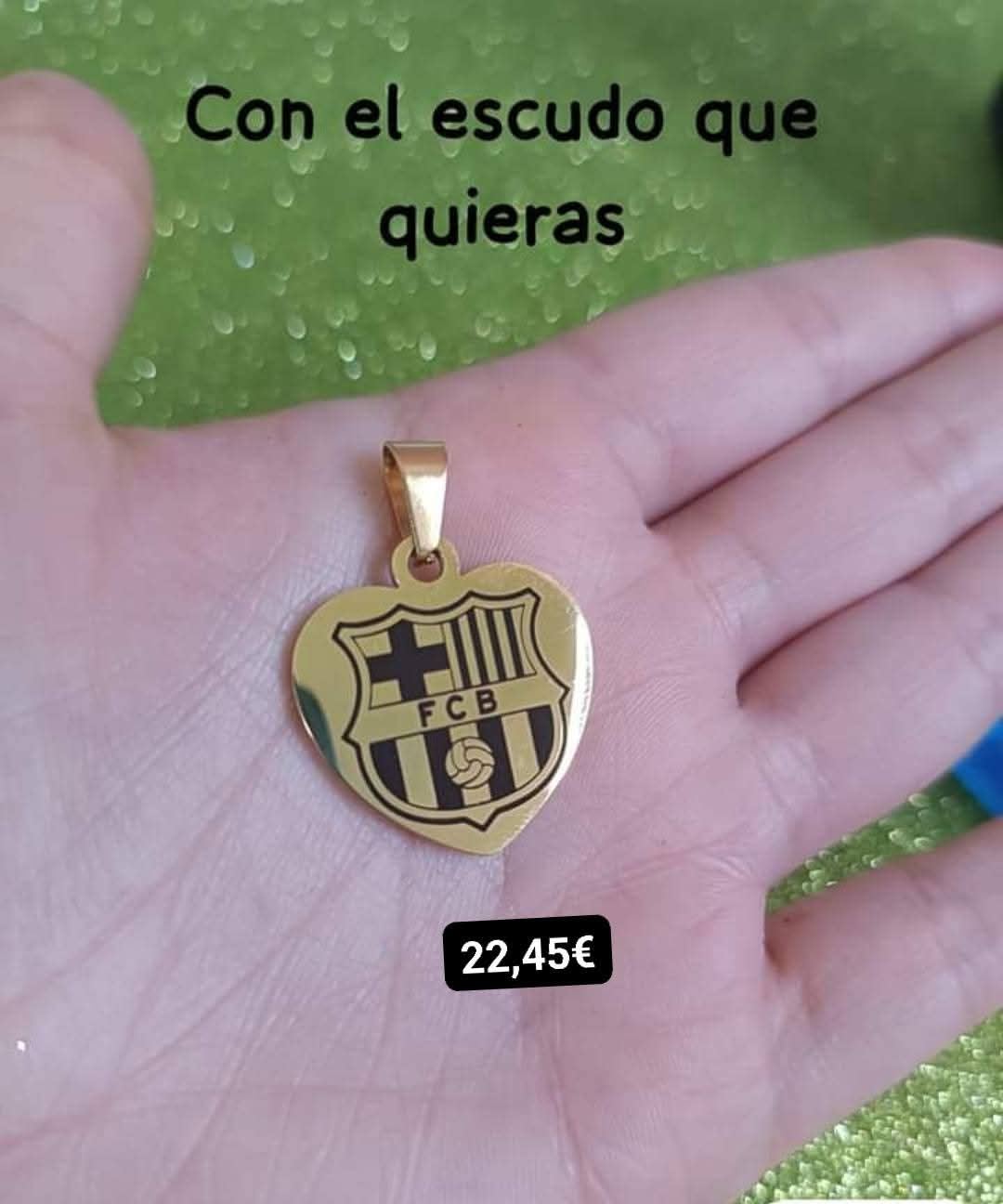 Medalla con escudo del F.C Barcelona - Imagen 1