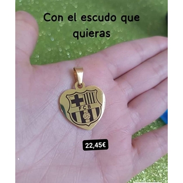 Medalla con escudo del F.C Barcelona - Imagen 1