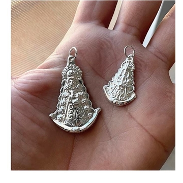 Medalla virgen del Rocío Plata - Imagen 1