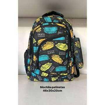 Mochila escolar estampada - Imagen 1