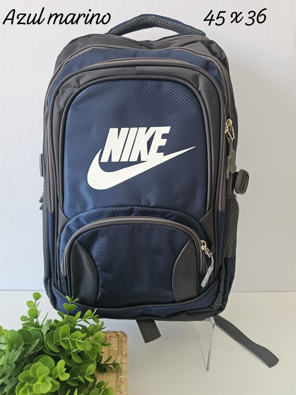 Mochila escolar juvenil  Nike multi bolsillos - Imagen 2