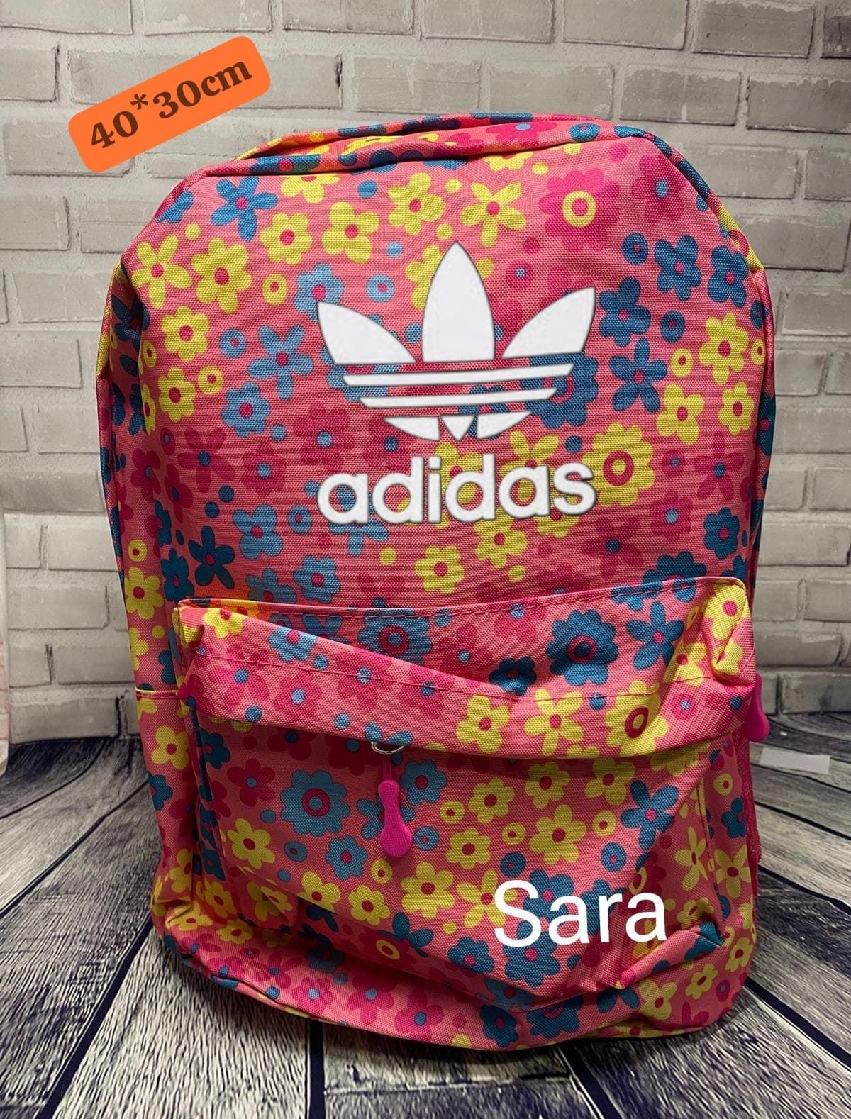 Mochila estampada escolar Adidas - Imagen 2