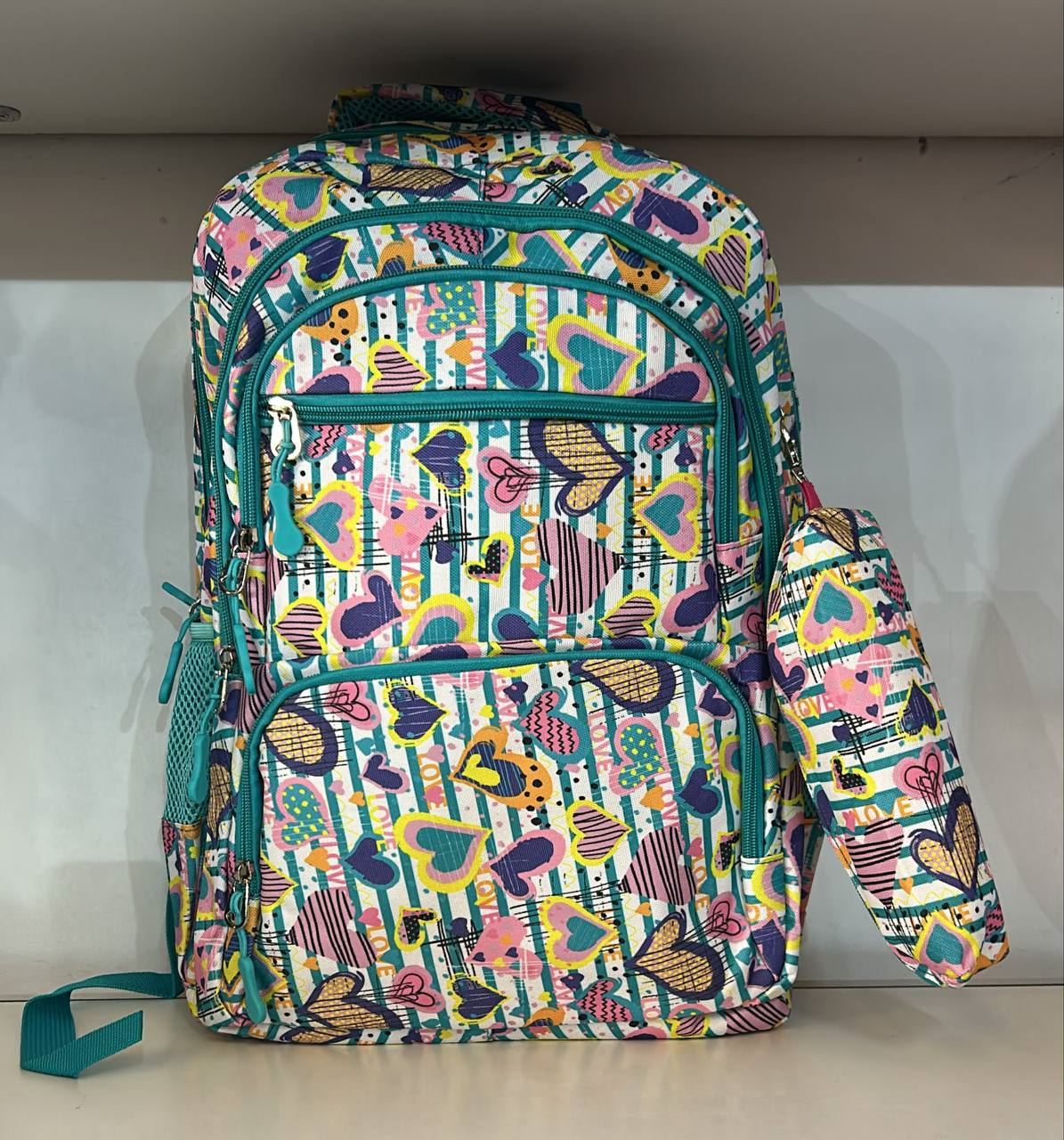 Mochila estampada escolar - Imagen 1