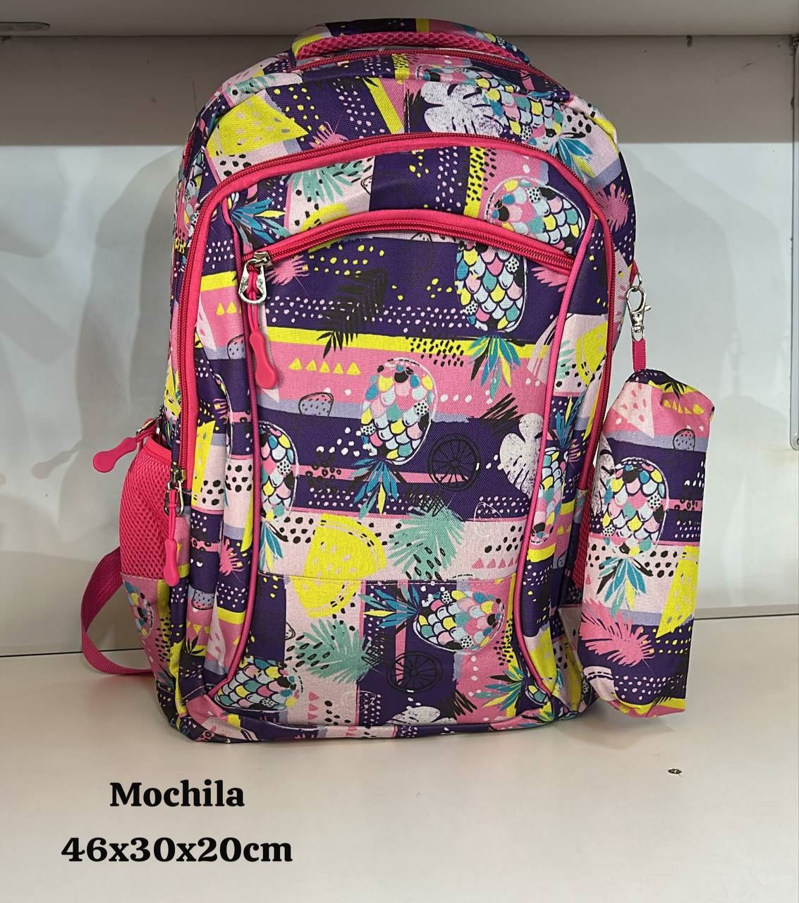 Mochila estampada niña vuelta al cole - Imagen 1