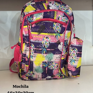 Mochila estampada niña vuelta al cole - Imagen 1