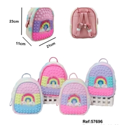 Mochila infantil arco iris Pop it - Imagen 1