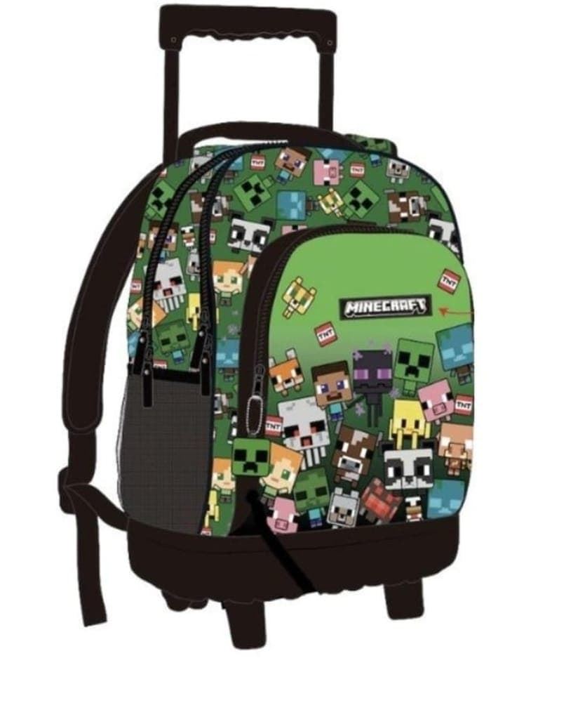Mochila Minecraft con carrito - Imagen 1