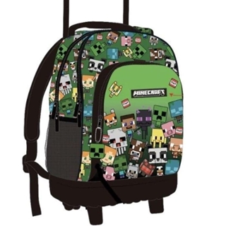 Mochila Minecraft con carrito - Imagen 1