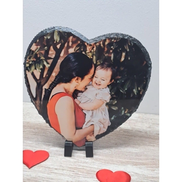 Molde de corazón con foto personalizado - Imagen 1