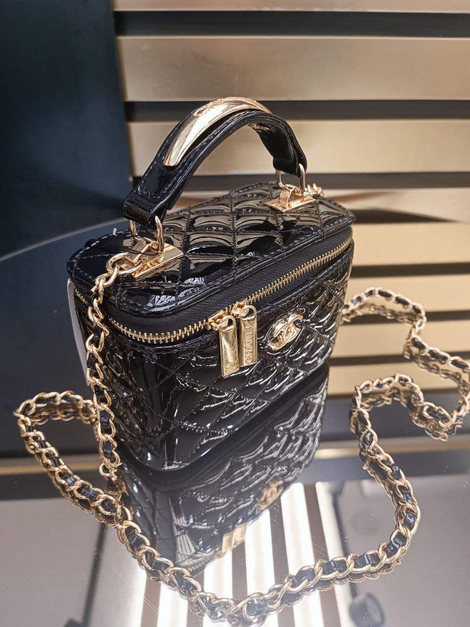 Neceser de piel Chanel - Imagen 2