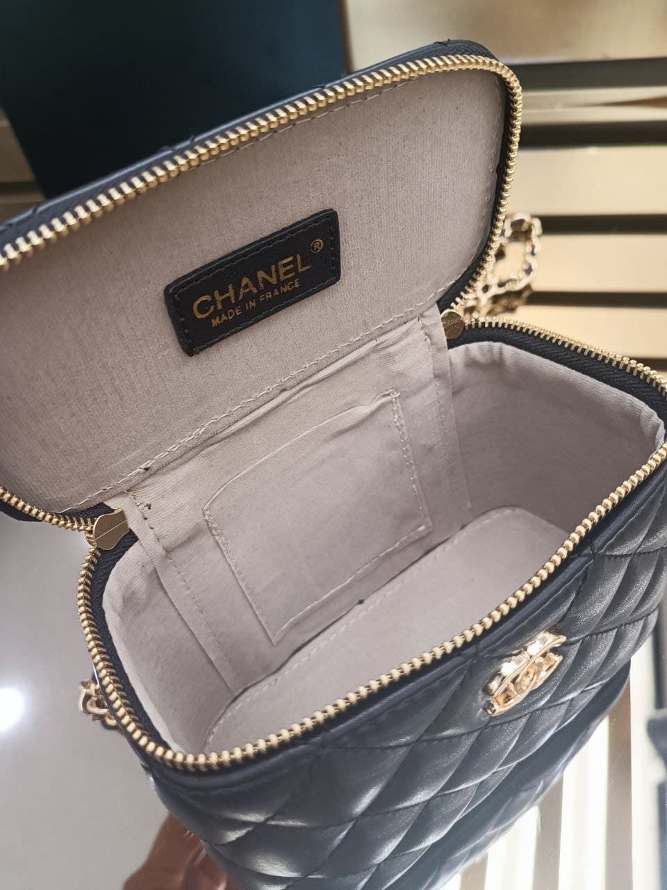 Neceser de piel Chanel - Imagen 3