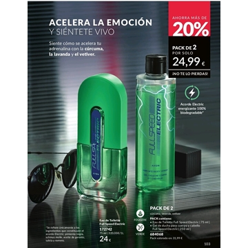 Pack Full Speed electric Avon - Imagen 1