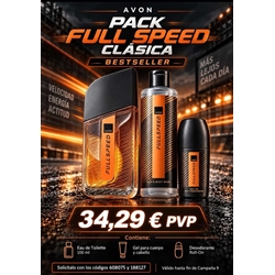 Pack perfume Full Speedy clásica Avon - Imagen 1