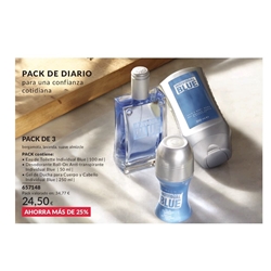 Pack perfume  individual blue  Avon - Imagen 1