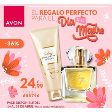 Pack perfume Today Tomorrow Always de  avon ideal para el dia de la madre - Imagen 1