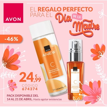 Pack sérum y tónico facial potenciador Anew - Imagen 1