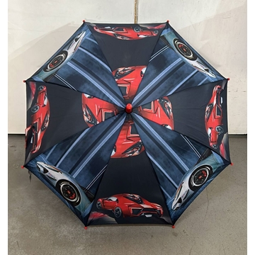 Paraguas de niños con estampado de coches - Imagen 1