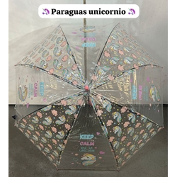 Paraguas infantil unicornio - Imagen 2