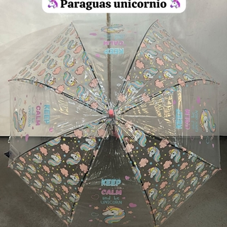 Paraguas infantil unicornio - Imagen 2