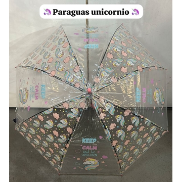Paraguas infantil unicornio - Imagen 2