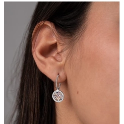 Pendientes árbol de la vida plata de ley - Imagen 2