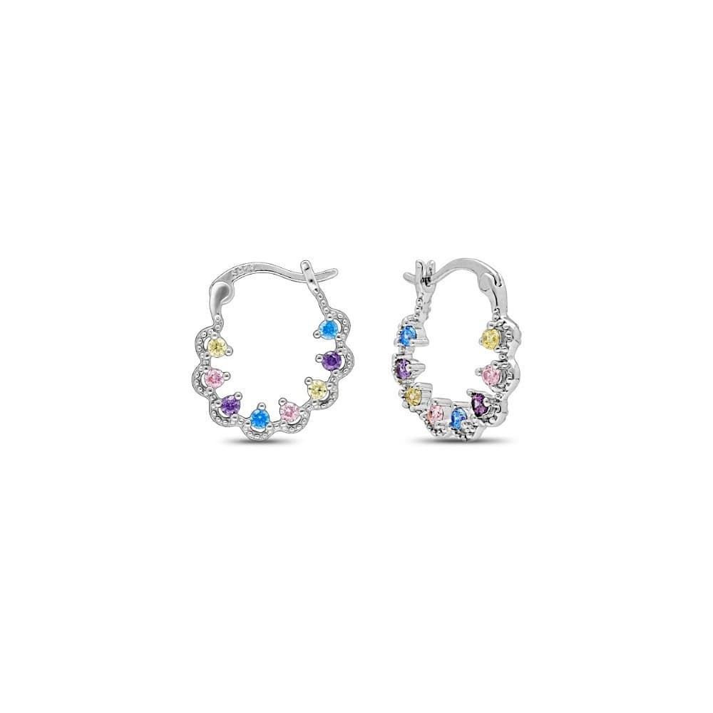 Pendientes aro filigrana Plata - Imagen 1