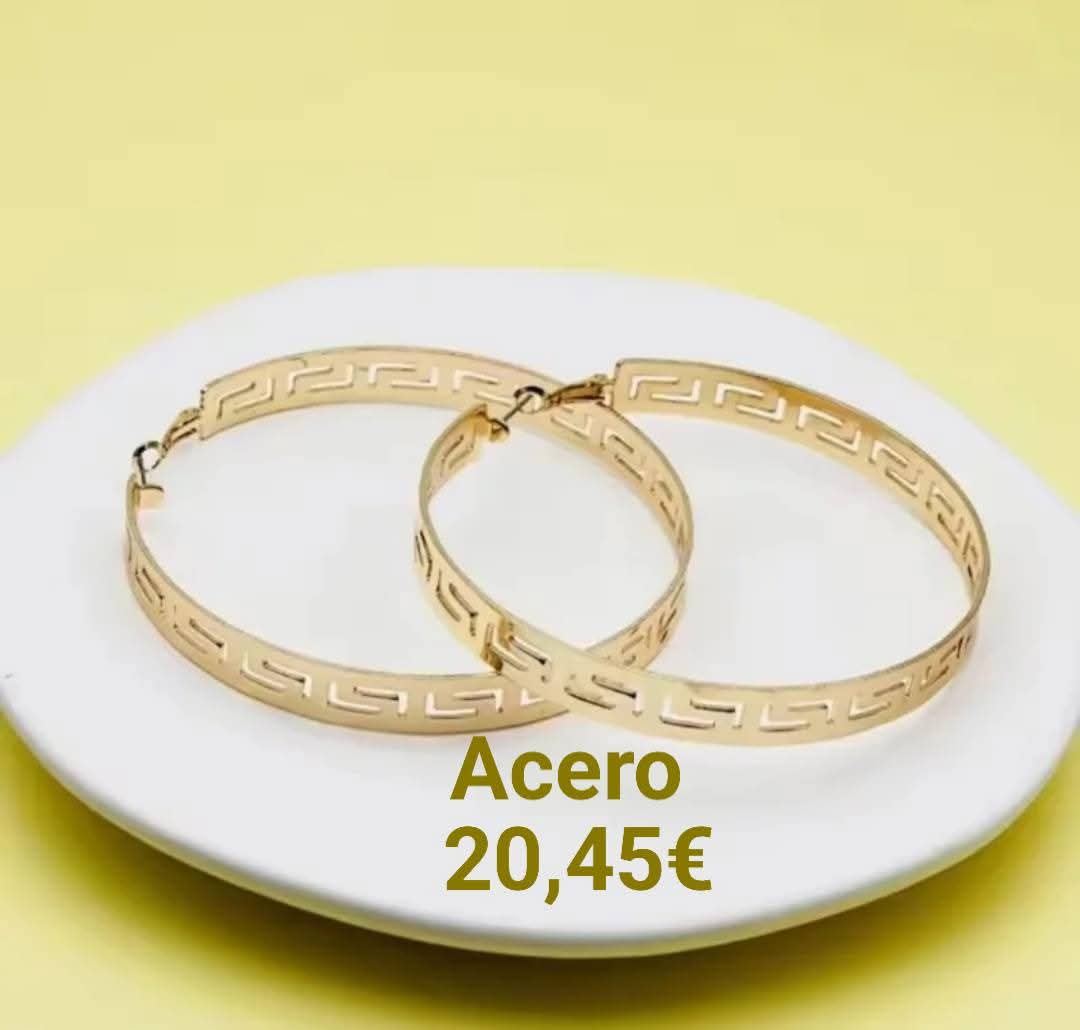 Pendientes Aro greca - Imagen 1