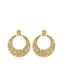 Pendientes aro mandala - Imagen 2