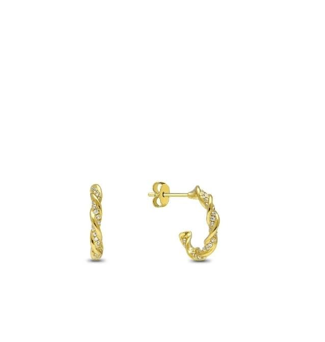 Pendientes aro naval plata de primera ley - Imagen 1