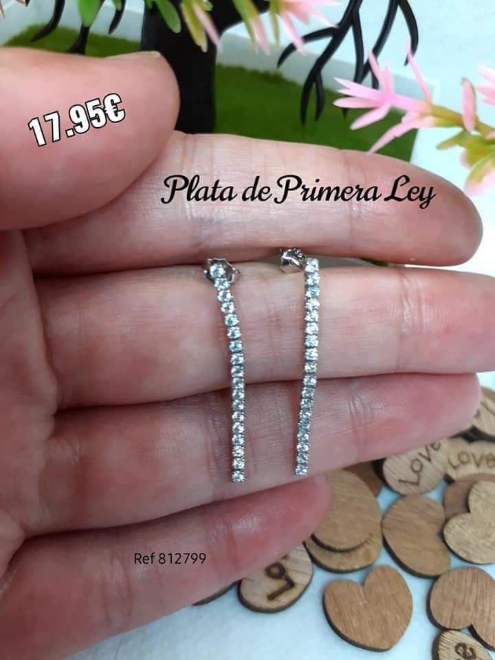 Pendientes con circonitas - Imagen 1