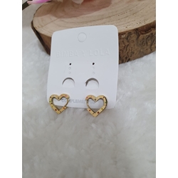 Pendientes corazón Bimba y Lola - Imagen 1