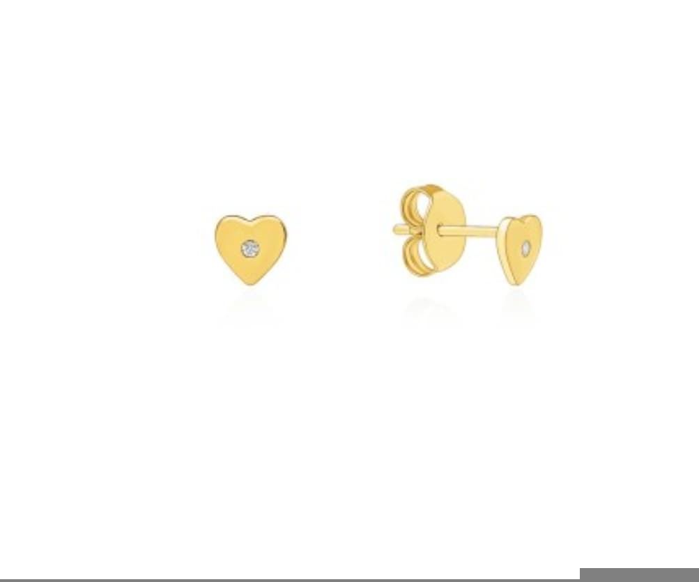 Pendientes corazón mini - Imagen 2